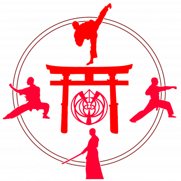 Budokan-Vorderpfalz größer & runder weiß-rot kleiner